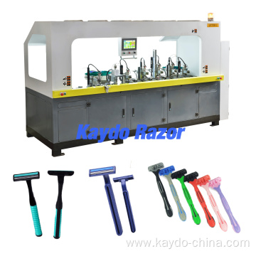 razor plastic and blades connect machine